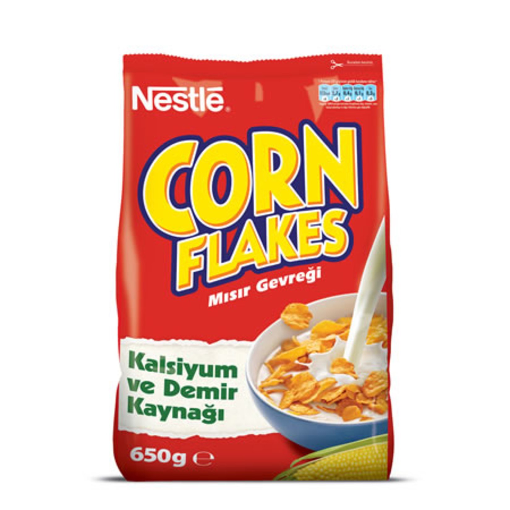 NESTLE CORN FLAKES KAHVALTILIK GEVREK 650 GR