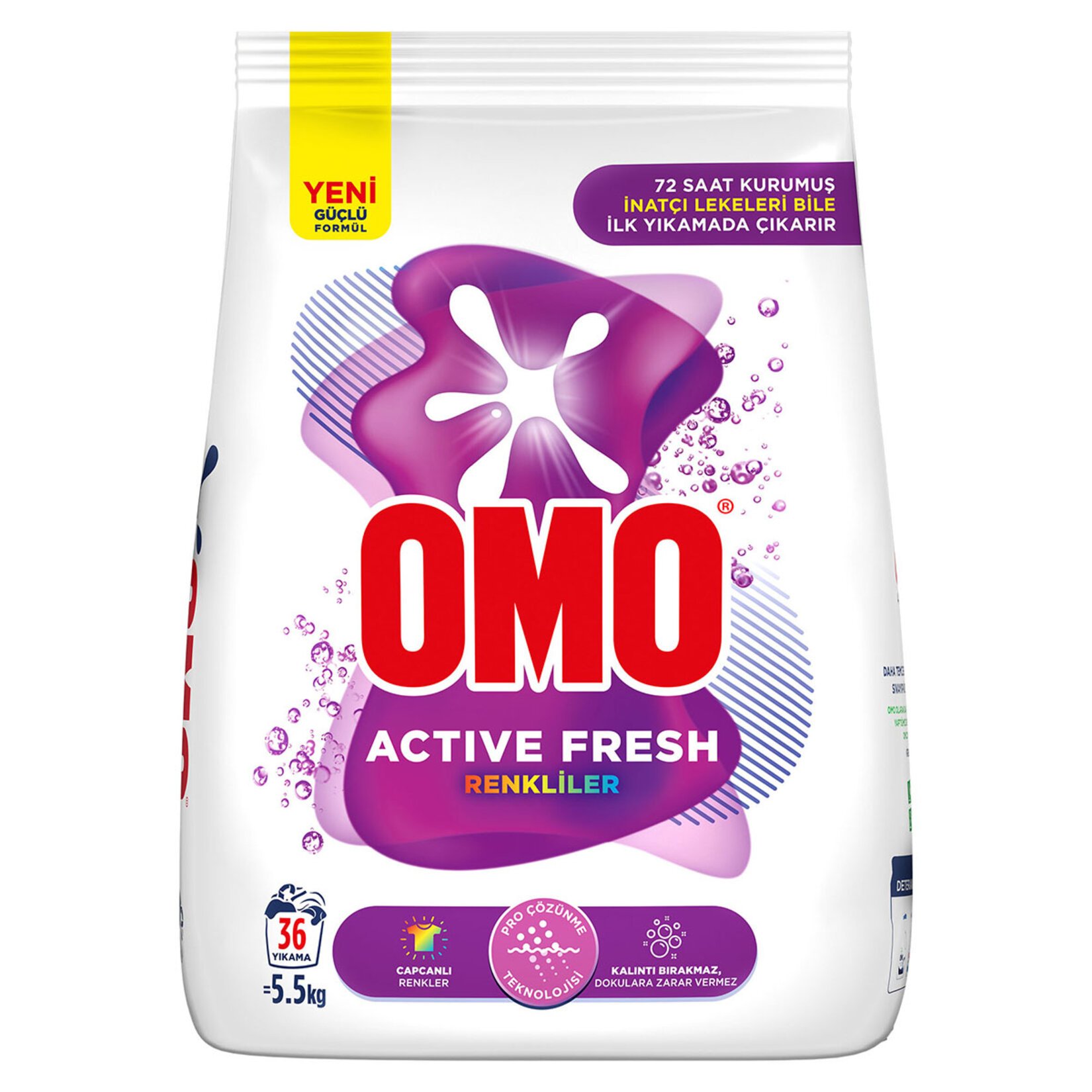 OMO MATİK ACTİVE FRESH 5,5 KG RENKLİ
