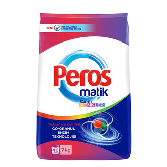 PEROS TOZ MATİK RENKLİ&BEYAZ 7 KG