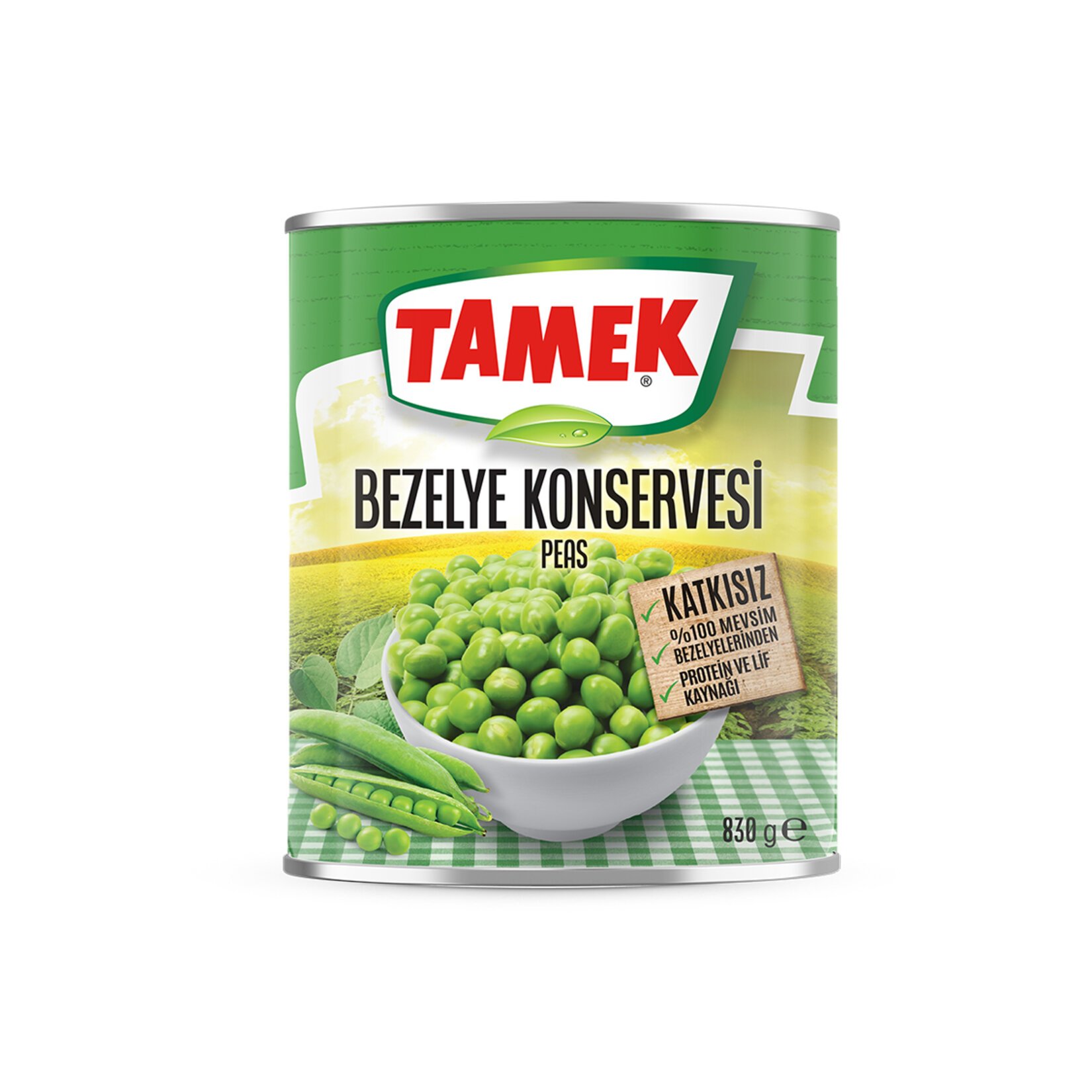 TAMEK BEZELYE KONSERVE 830 GR