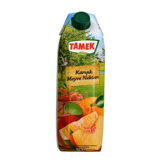 TAMEK ŞEFTALİ MEYVESUYU 1 LT