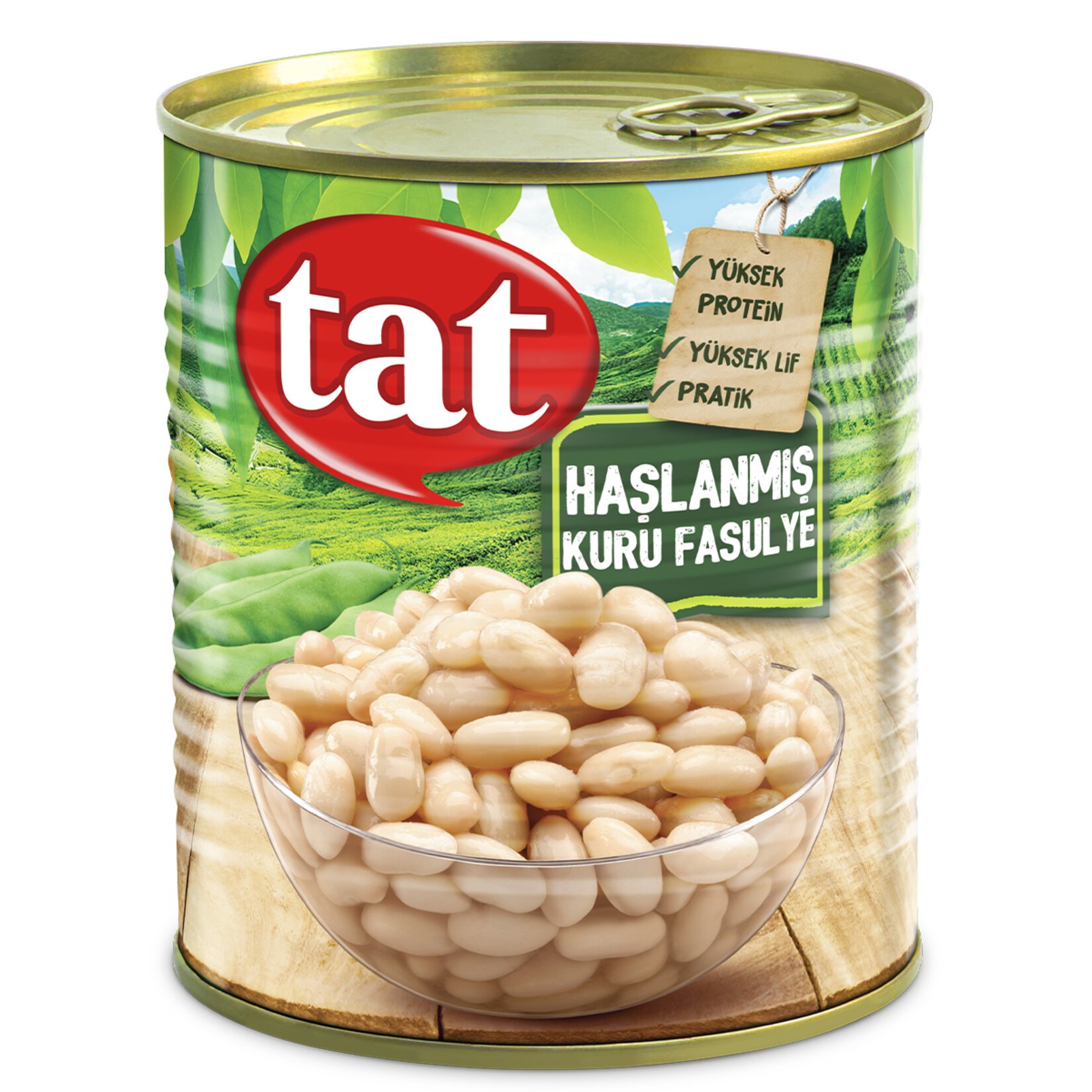 TAT HAŞLANMIS KURU FASULYE 800GR