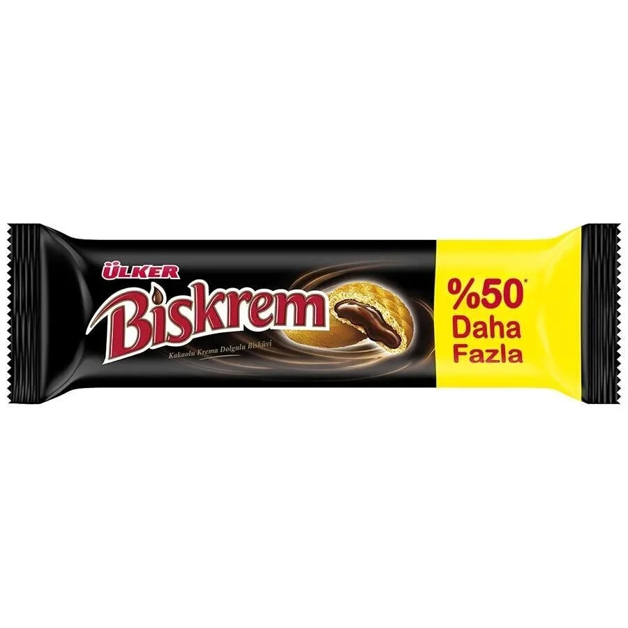 ÜLKER BİSKREM %50 DAHA FAZLA BİSKÜVİ 150 G