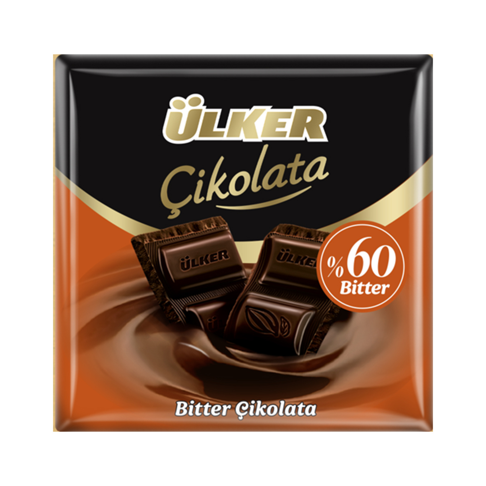 ÜLKER BİTTER %60 KARE ÇİKOLATA 60 GR