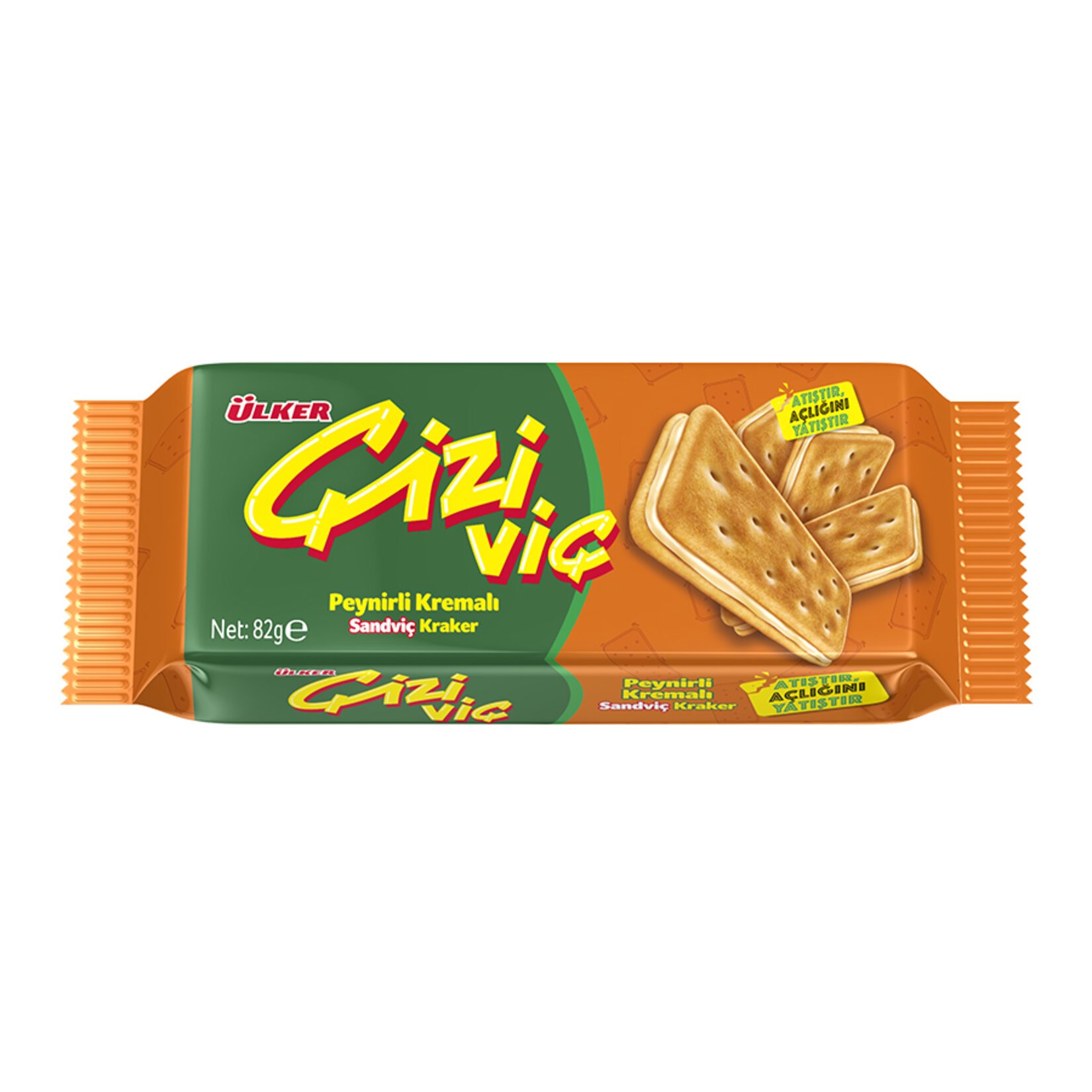 ÜLKER ÇİZİVİÇ PEYNİRLİ KRAKER 82 GR