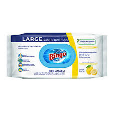 BİNGO YÜZEY TEMİZLİK BEZİ LİMONLU 96'LI