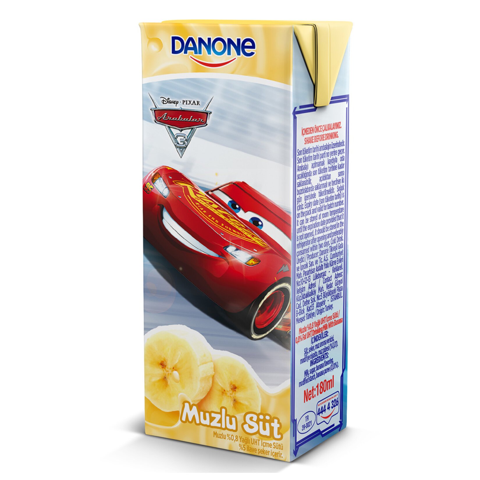 DANONE MUZLU SÜT 180ML