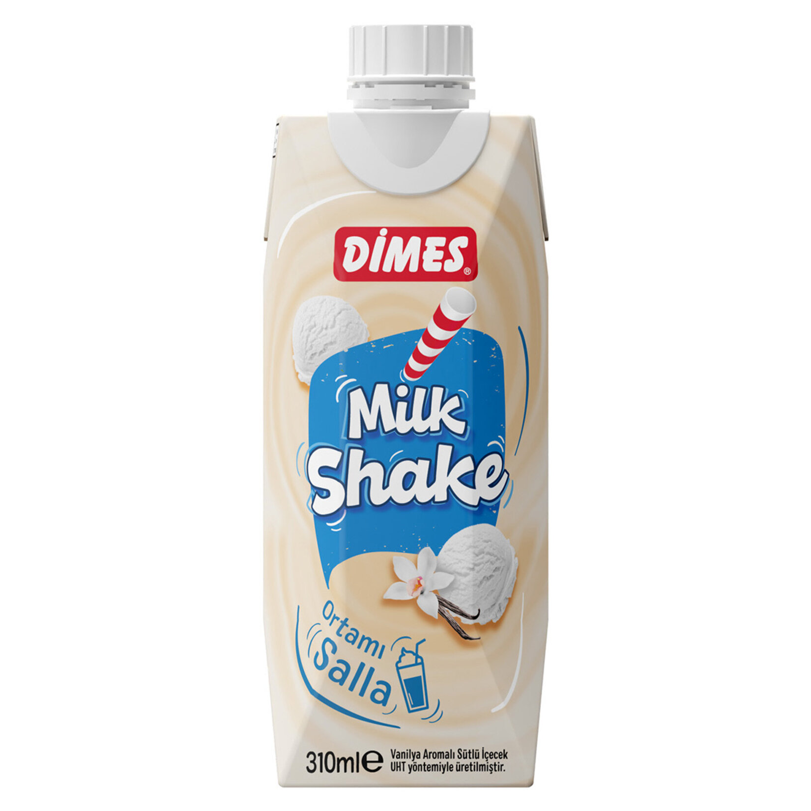 DİMES MİLKSHAKE VANİLYALI 310ML