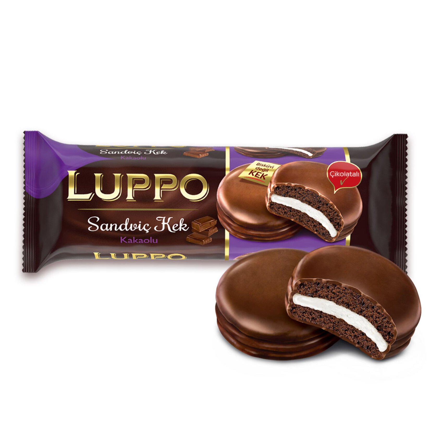 LUPPO KAKAOLU SANDVİÇ KEK 184 GR