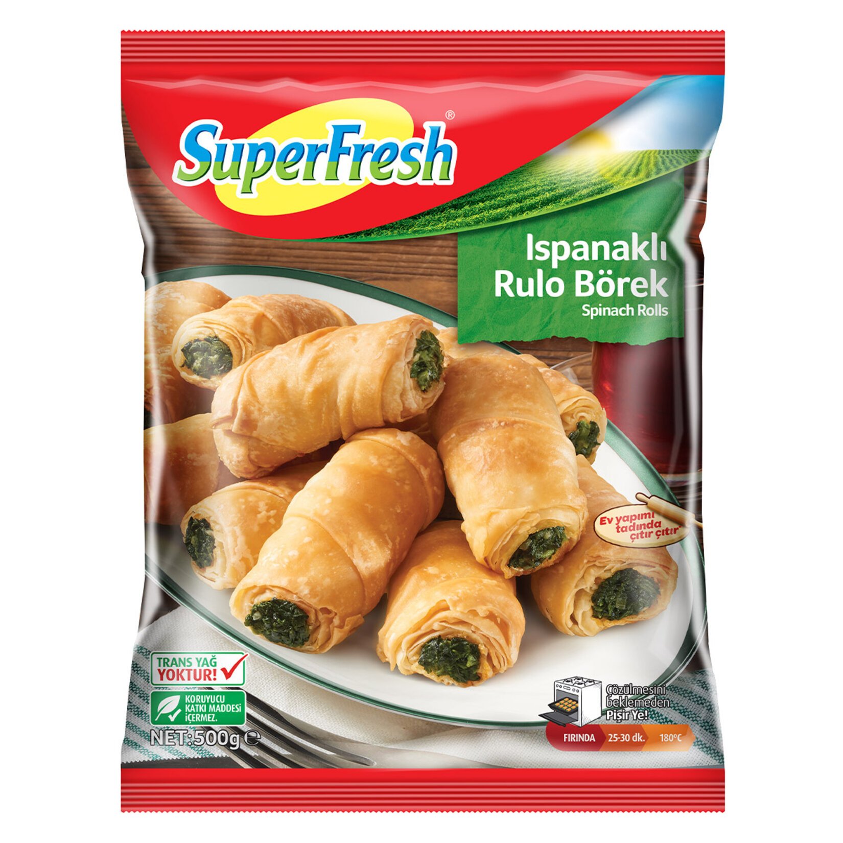 SUPERFRESH ISPANAKLI BÖREK 420 GR