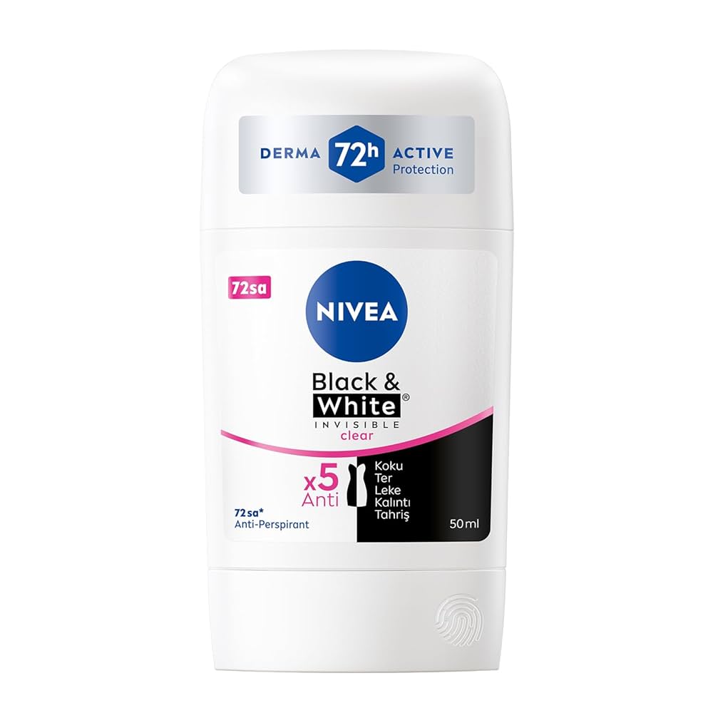 NİVEA BLACK & WHİTE CLEAR STİCK DEODORANT 50 ML
