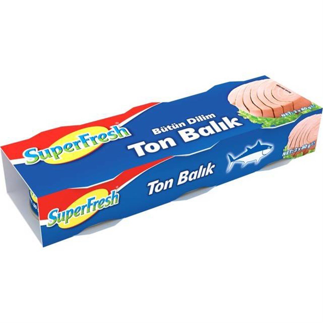 SUPERFRESH KLASİK TON BALIĞI 3x75 GR