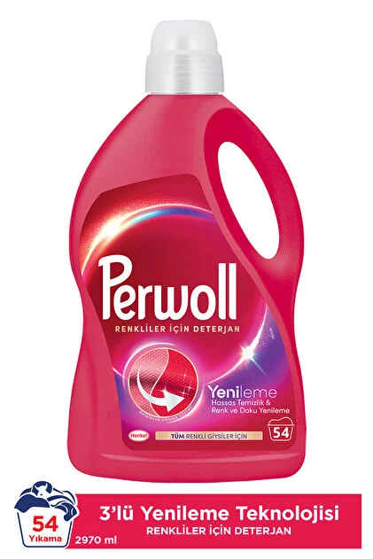 PERWOLL SIVI DETERJAN RENKLİLER İÇİN  2,97 LT
