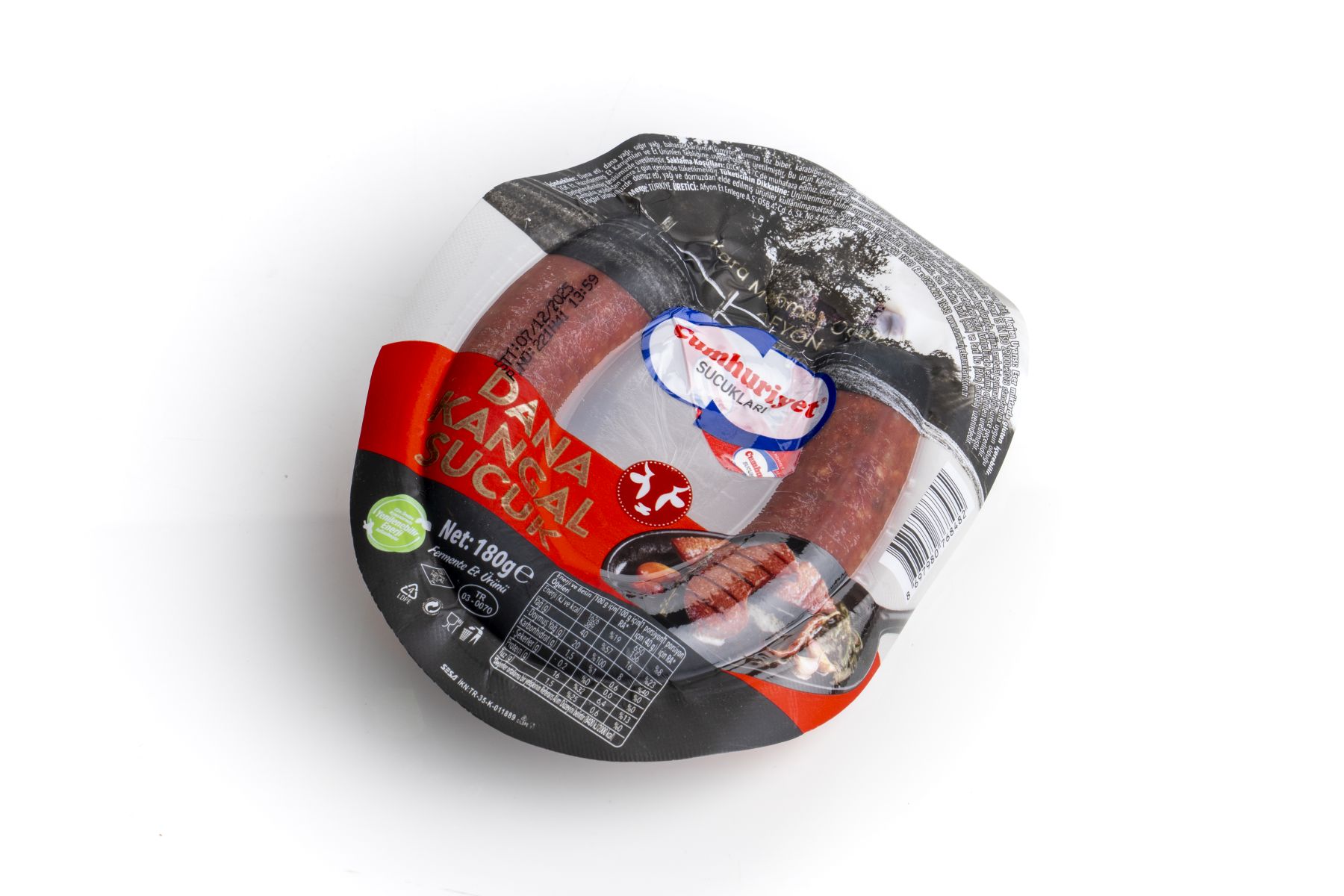 CUMHURİYET DANA SUCUK 180GR