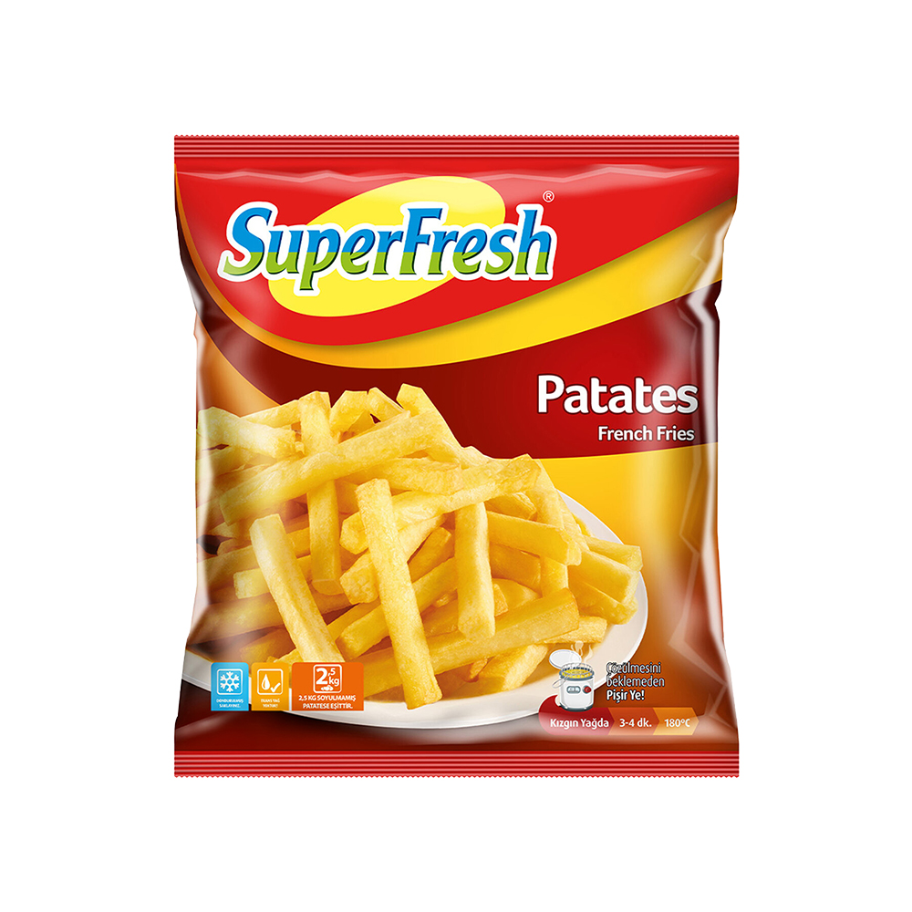 SUPERFRESH HAZIR PATATES 800 GR